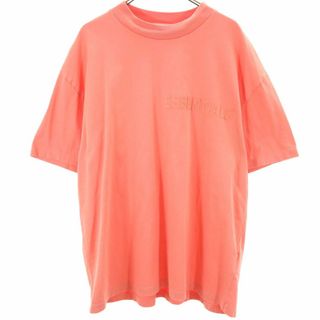 エッセンシャルズ 半袖 Tシャツ L オレンジ系 ESSENTIALS メンズ 古着 【240412】(Tシャツ/カットソー(半袖/袖なし))