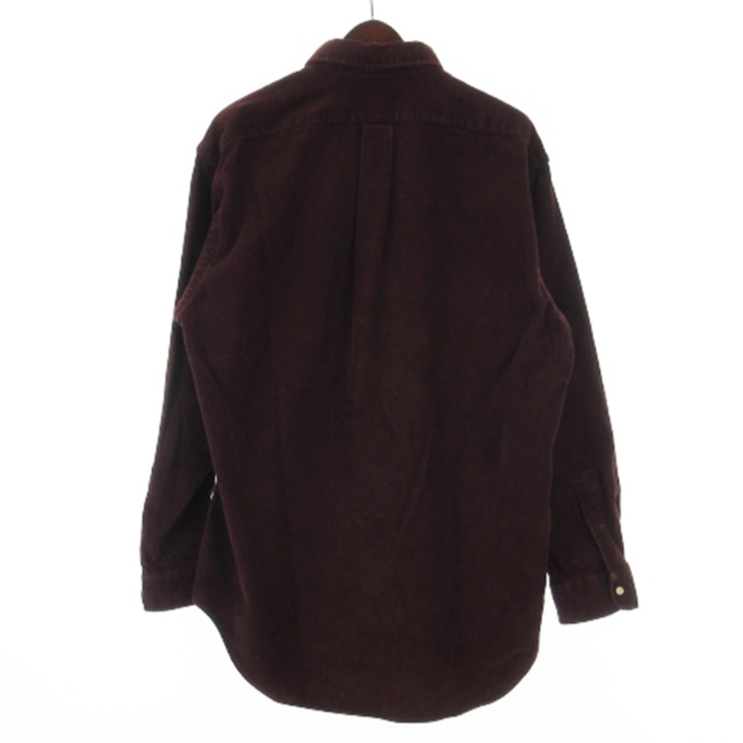 Ralph Lauren(ラルフローレン)のラルフローレン コーデュロイ シャツ ジャケット コットン ワインレッド M メンズのジャケット/アウター(ブルゾン)の商品写真