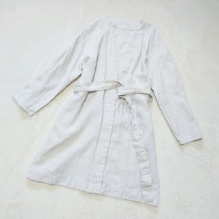 フォグリネンワーク(fog linen work)のフォグリネンワーク　ロングコート　ガウン　ロングカーディガン　リネン100%(ガウンコート)