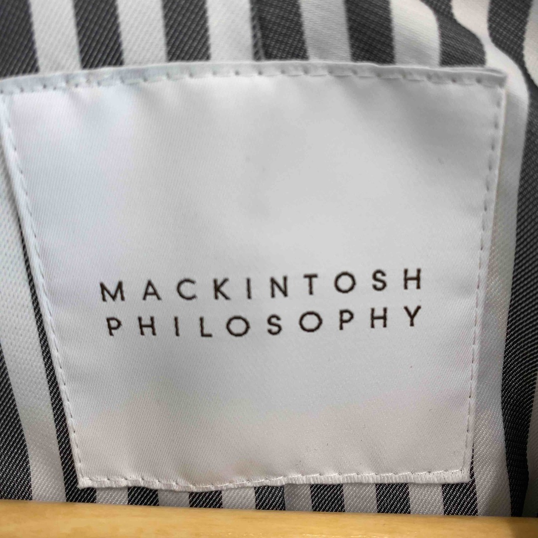 MACKINTOSH PHILOSOPHY(マッキントッシュフィロソフィー)のMACKINTOSH PHILOSOPHY マッキントッシュフィロソフィー レディース ウールコート フード グレー レディースのジャケット/アウター(ブルゾン)の商品写真