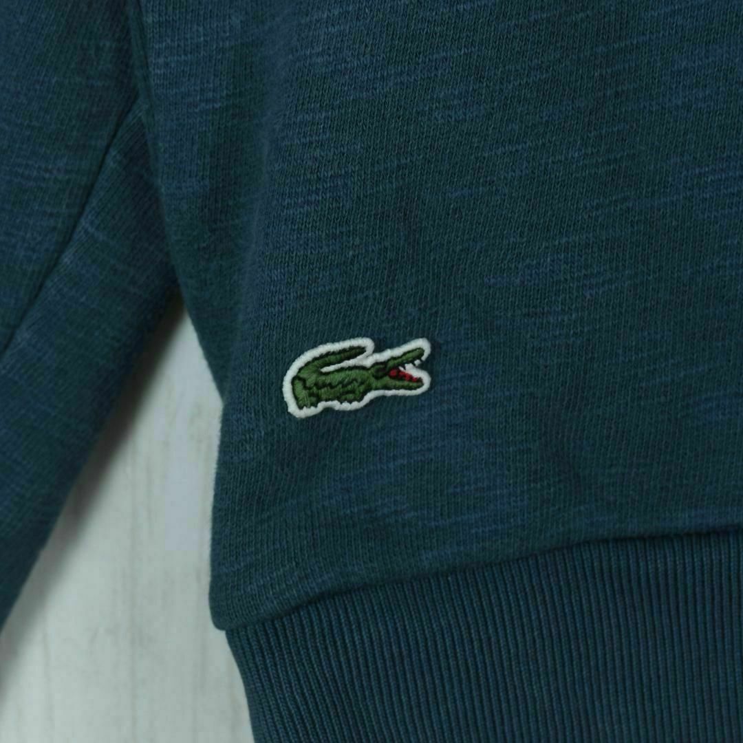 LACOSTE(ラコステ)の【希少】ラコステ スウェット フランス製 プルオーバー M 刺繍ロゴ 入手困難 メンズのトップス(スウェット)の商品写真