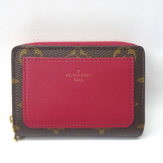 ルイヴィトン(LOUIS VUITTON)のルイ・ヴィトン 二つ折り財布 モノグラム ポルトフォイユ・ルー M82377 フューシャ Ft1148251 超美品・中古(財布)