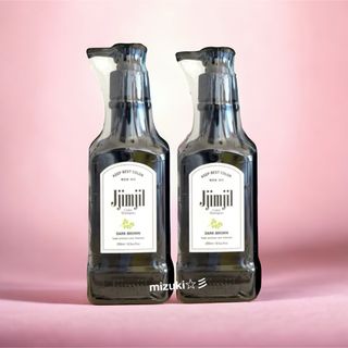 ジムジル カラーシャンプー　ダークブラウン　250ml×2本(白髪染め)