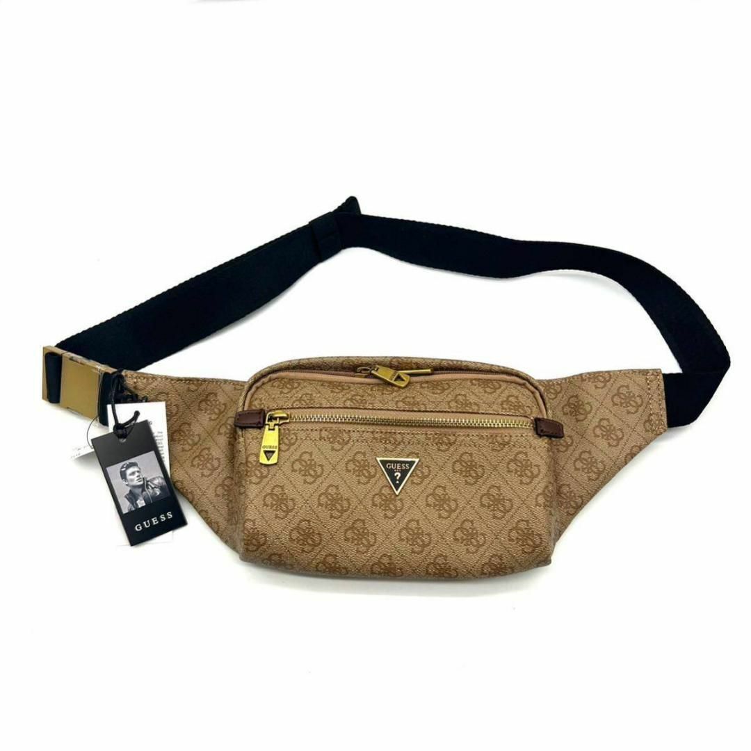 GUESS(ゲス)の新品 未使用 GUESS VEZZOLA Squared Bum Bag バッグ メンズのバッグ(ボディーバッグ)の商品写真