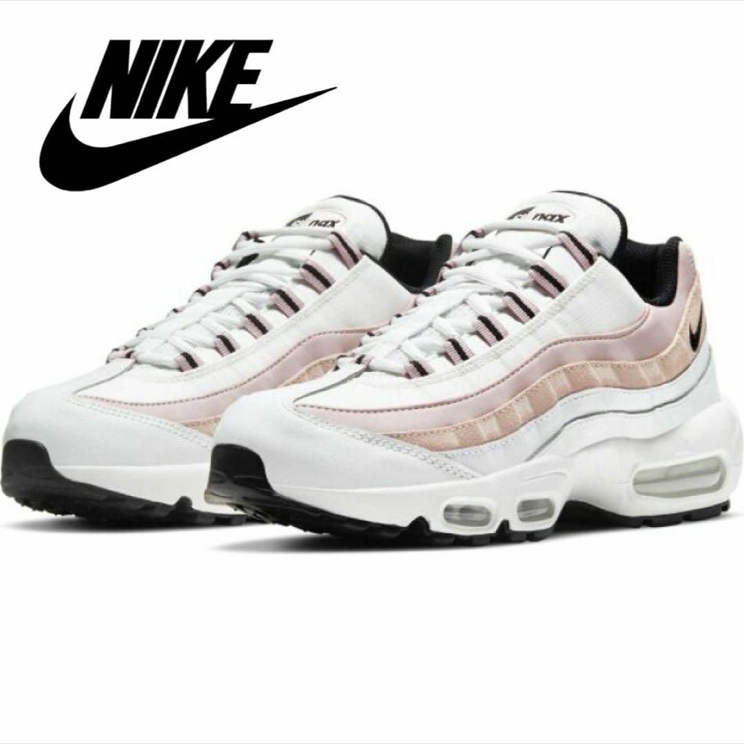 NIKE(ナイキ)の■ NIKE W AIRMAX95 pink white 23cm レディースの靴/シューズ(スニーカー)の商品写真