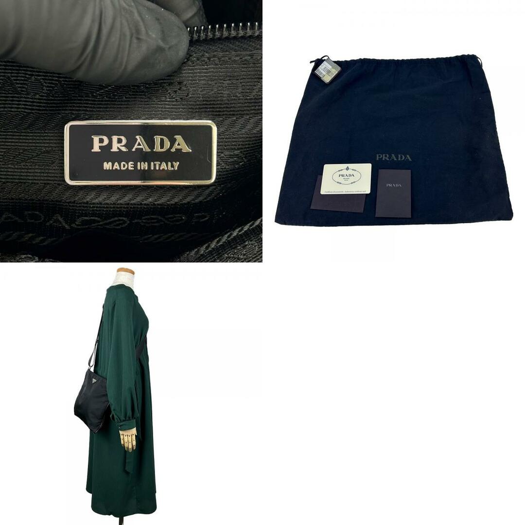 PRADA(プラダ)の【中古】 プラダ ショルダーバッグ VA0053 ナイロン NERO ブラック シルバー金具 斜め掛け シンプル レディース メンズ PRADA レディースのバッグ(ショルダーバッグ)の商品写真