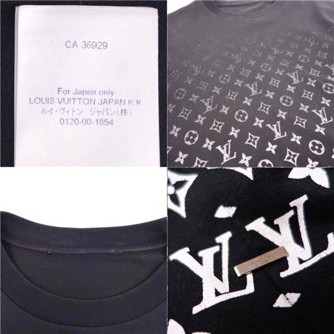 LOUIS VUITTON(ルイヴィトン)のルイヴィトン LOUIS VUITTON Tシャツ モノグラム グラディエント カットソー モノグラム 2021年 ショートスリーブ 半袖 トップス メンズ S ブラック/ホワイト メンズのトップス(Tシャツ/カットソー(半袖/袖なし))の商品写真