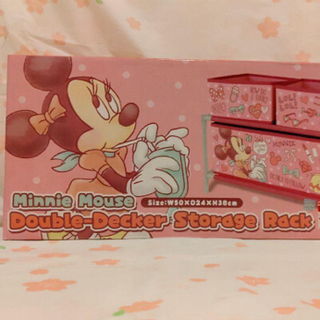 ミニーマウス(ミニーマウス)のディズニー　ミニーマウス 収納ボックス､片付けケース(ケース/ボックス)