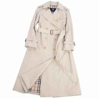 バーバリー(BURBERRY)の美品 バーバリー ロンドン BURBERRY LONDON コート トレンチコート 裏チェック コットン100％ アウター レディース 38(M相当) ベージュ(トレンチコート)