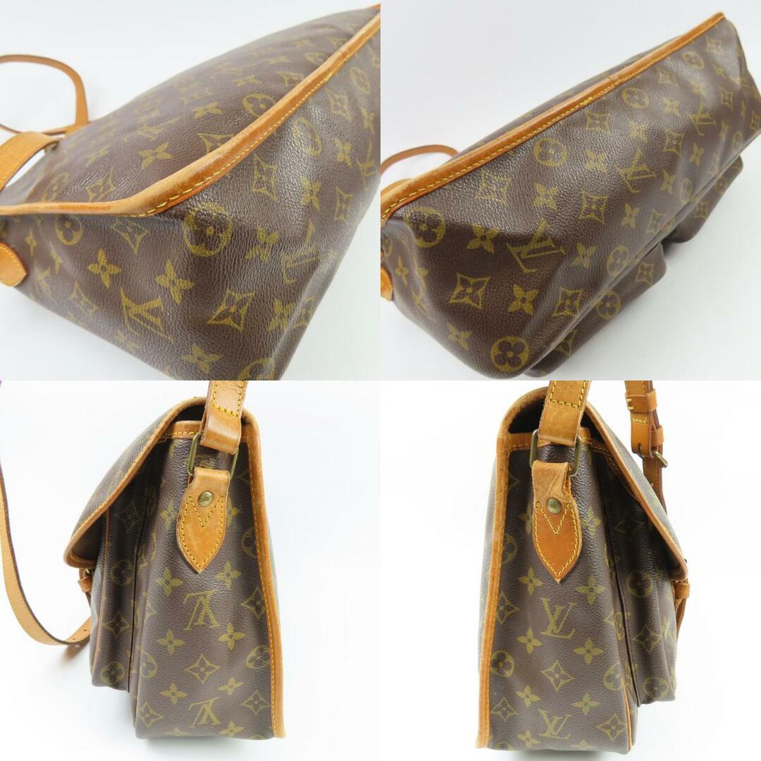 ルイヴィトン モノグラム ジベシエールGM ショルダーバッグ レザー PVC LOUIS VUITTON ルイヴィトン ジベシエールGM 斜め掛けOK