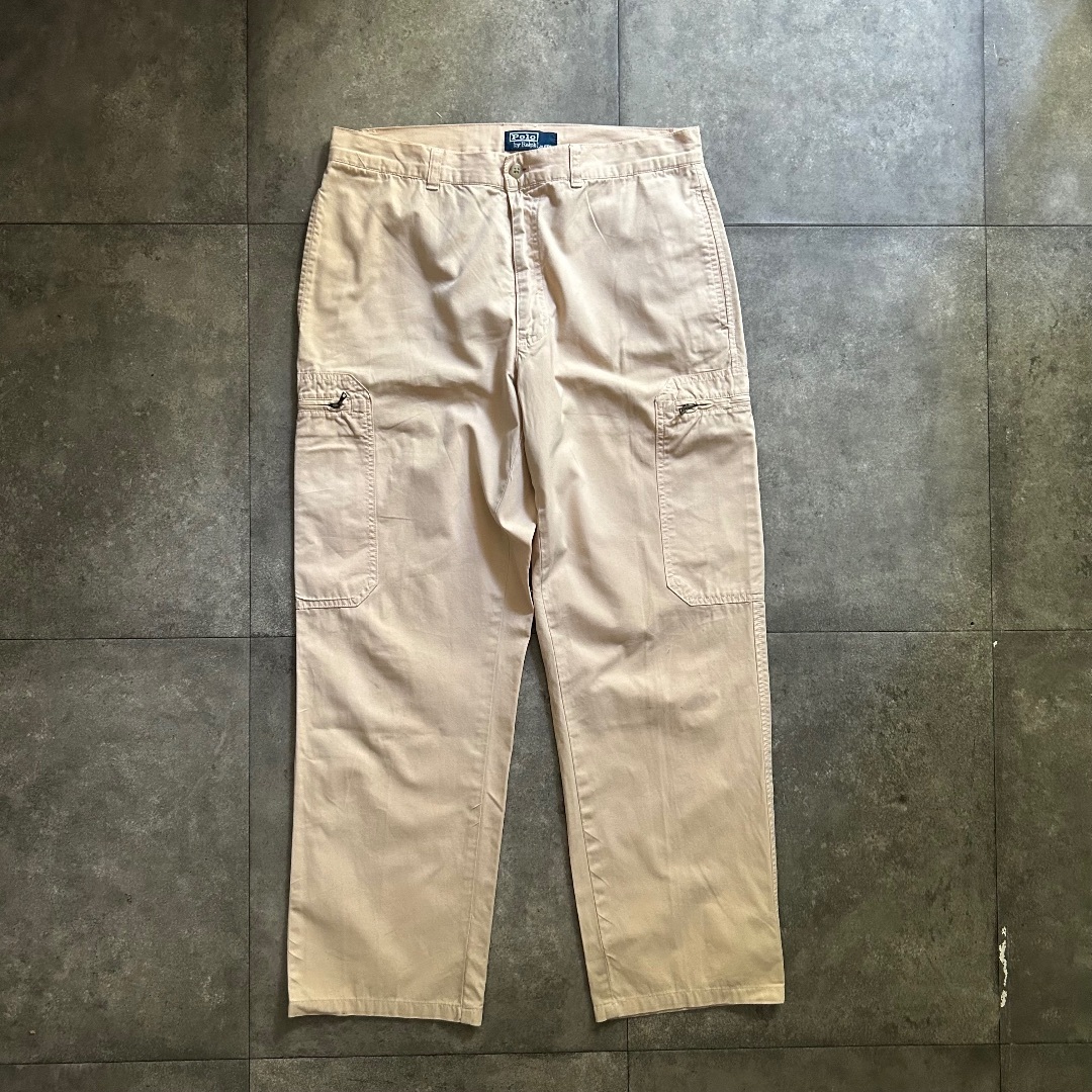 Ralph Lauren - 90s ラルフローン チノパン ライトベージュ 32×34 ririジップ