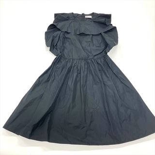 RED VALENTINO - レッドヴァレンティノ RED VALENTINO ワンピース ポリエステル PR3VA6D232M ブラック 38 ドレス レディース【中古】