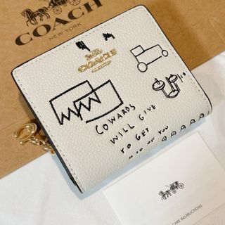 コーチ(COACH)のCOACH  二つ折り　ミニ　ウォレット　財布　コンパクト　未使用品(財布)