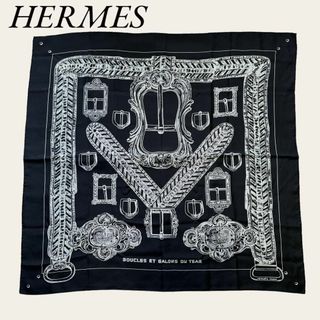 エルメス(Hermes)のエルメス スカーフ カレ90 BOUCLES ET GALONS DU TSAR(バンダナ/スカーフ)