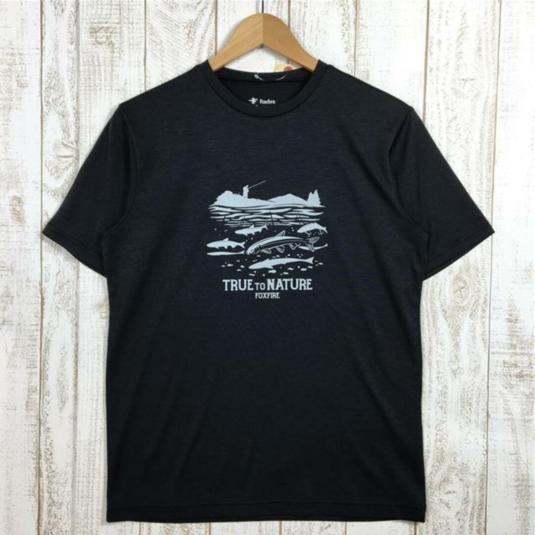 Foxfire(フォックスファイヤー)のMENs M フォックスファイヤー トランスウェット EXストレッチ フィッシュ Tシャツ ショートスリーブ TS EX Stretch Fish Tee S/S FOXFIRE 5215324 ブラック系 メンズのメンズ その他(その他)の商品写真