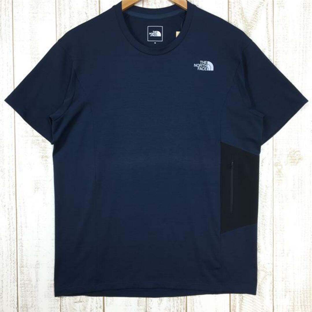 THE NORTH FACE(ザノースフェイス)のMENs M ノースフェイス ショートスリーブ フラッシュドライ 3Dクルー S/S FlashDry 3D Crew Tシャツ NORTH FACE NT12074 ネイビー系 メンズのメンズ その他(その他)の商品写真