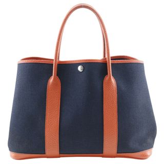 エルメス(Hermes)の【HERMES】エルメス ガーデンパーティPM カントリー×トワルミリタリー ブルーマリン X レディース トートバッグ(トートバッグ)