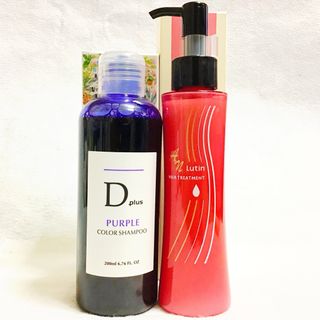 セール！D plus ムラサキシャンプー＋ルーティン ヘアートリートメント計2本(シャンプー)