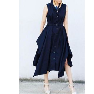 アメリヴィンテージ(Ameri VINTAGE)のAmeri Vintage Jaggy Hem Dress(ロングワンピース/マキシワンピース)