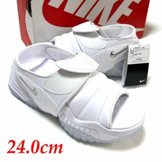 ナイキ(NIKE)の新品　箱あり　24cm　ナイキ ウィメンズ アジャスト フォース サンダル　白(サンダル)