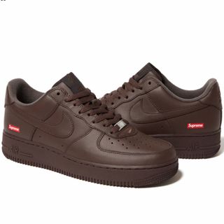 シュプリーム(Supreme)のNIKE supreme  AirForce1 low brown 2023fw(スニーカー)