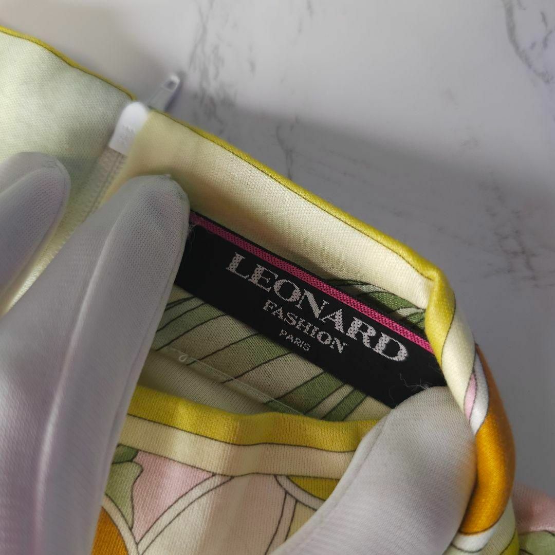 LEONARD(レオナール)の【高級】LEONARD（M）薄手シャツ/ボタニカルシャツ/春コーデ レディースのトップス(Tシャツ(半袖/袖なし))の商品写真