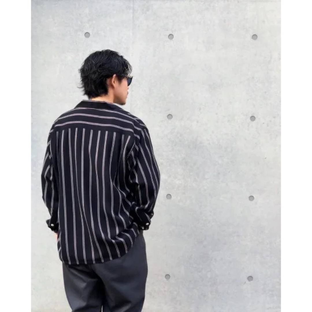 WACKO MARIA(ワコマリア)のWACKO MARIA STRIPED OPEN COLLAR SHIRT  メンズのトップス(シャツ)の商品写真