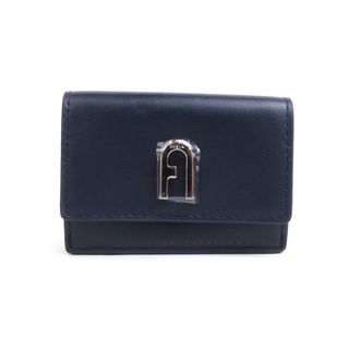 フルラ(Furla)のフルラ Furla 三つ折り財布 レザー ネイビー レディース 送料無料【中古】 h30216f(財布)