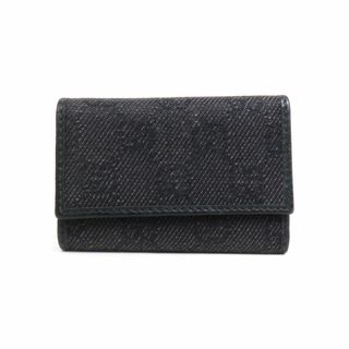 グッチ(Gucci)のグッチ GUCCI キーケース GGキャンバス ブラック ユニセックス 150402 送料無料【中古】 h30218i(キーケース/名刺入れ)