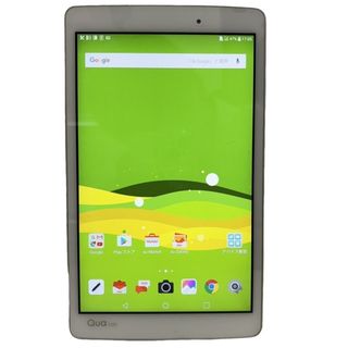 LGエレクトロニクス Qua tab キュア タブ PX LGT31 16GB au〇判定 中古品 タブレット ホワイト 32404K66(タブレット)