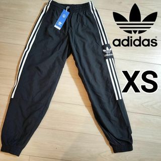 オリジナルス(Originals（adidas）)の新品 アディダス 黒 ロックアップ ナイロンパンツ ジャージ XS シャカパン(その他)