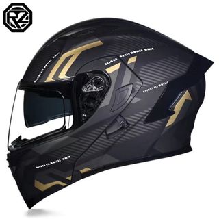 【新モデル】人気システムダブルレンズフルフェイスヘルメットバイクヘルメット(ヘルメット/シールド)