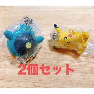 ポケモン(ポケモン)のポケモン つまんでつなげてマスコット９　ハラバリー&ピカチュウ(キャラクターグッズ)