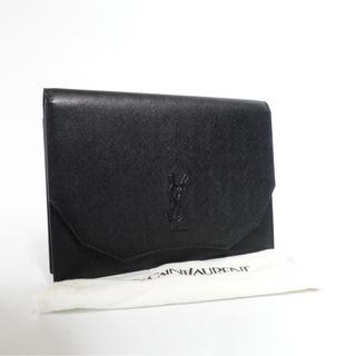 イヴサンローラン(Yves Saint Laurent)の【超美品】イヴサンローラン　クラッチバッグ　セカンドバッグ　ロゴ　ヴィンテージ(クラッチバッグ)