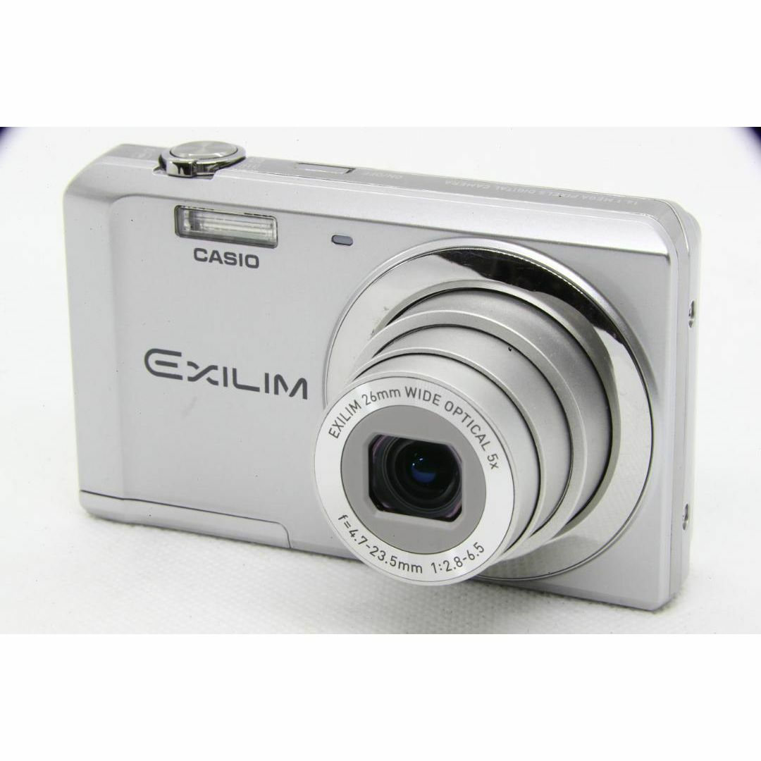 【C2125】CASIO EXILIM EX-ZS26 シルバー カシオ スマホ/家電/カメラのカメラ(コンパクトデジタルカメラ)の商品写真