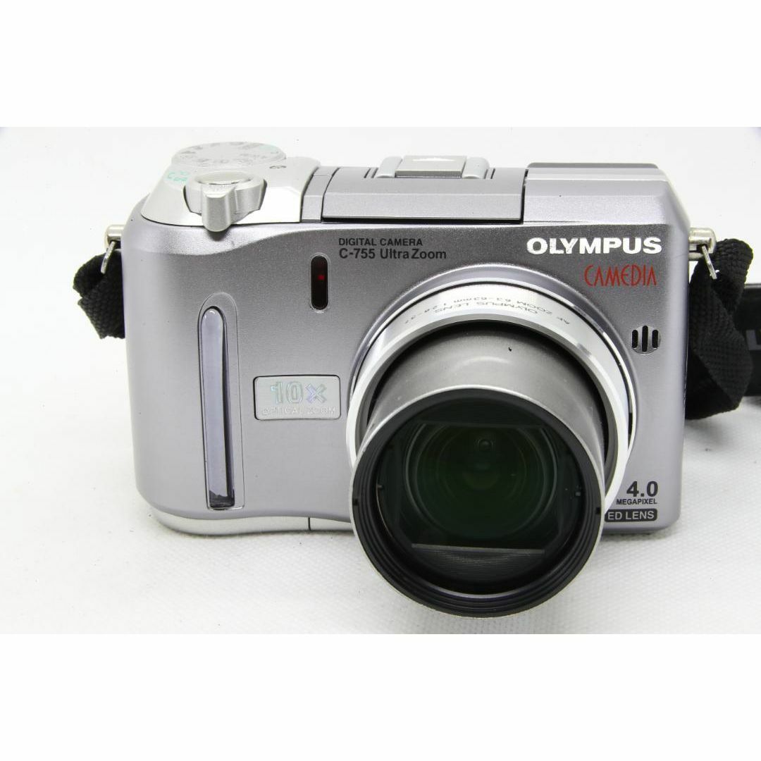 【C2124】Olympus CAMEDIA C-755 シルバー オリンパス スマホ/家電/カメラのカメラ(デジタル一眼)の商品写真