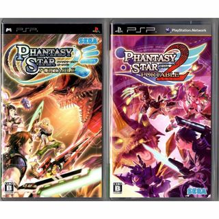 プレイステーションポータブル(PlayStation Portable)のファンタシースターポータブル １＆２セット [PSP](携帯用ゲームソフト)