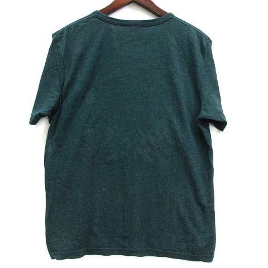 GO HEMP(ゴーヘンプ)のゴーヘンプ ナスングワム フラワー フェルト Tシャツ 半袖 ダークグリーン M メンズのトップス(Tシャツ/カットソー(半袖/袖なし))の商品写真