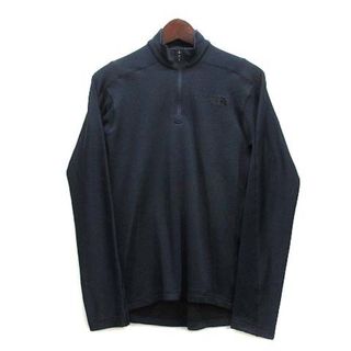 ザノースフェイス(THE NORTH FACE)のザノースフェイス フラッシュドライ ジップアップ 長袖 Tシャツ ネイビー S(その他)