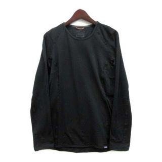 パタゴニア(patagonia)のパタゴニア キャプリーン サーマル クルー 長袖 Tシャツ ブラック 黒 S(その他)