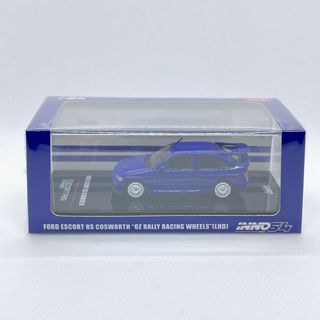 INNO FordエスコートRS COSWORTHメタリックブルー(ミニカー)