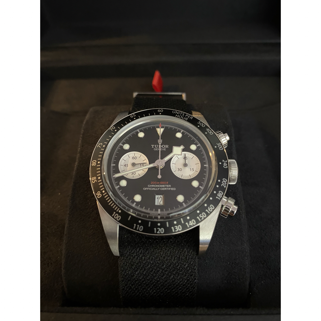 Tudor(チュードル)のTUDOR ブラックベイクロノ　79360N メンズの時計(腕時計(アナログ))の商品写真