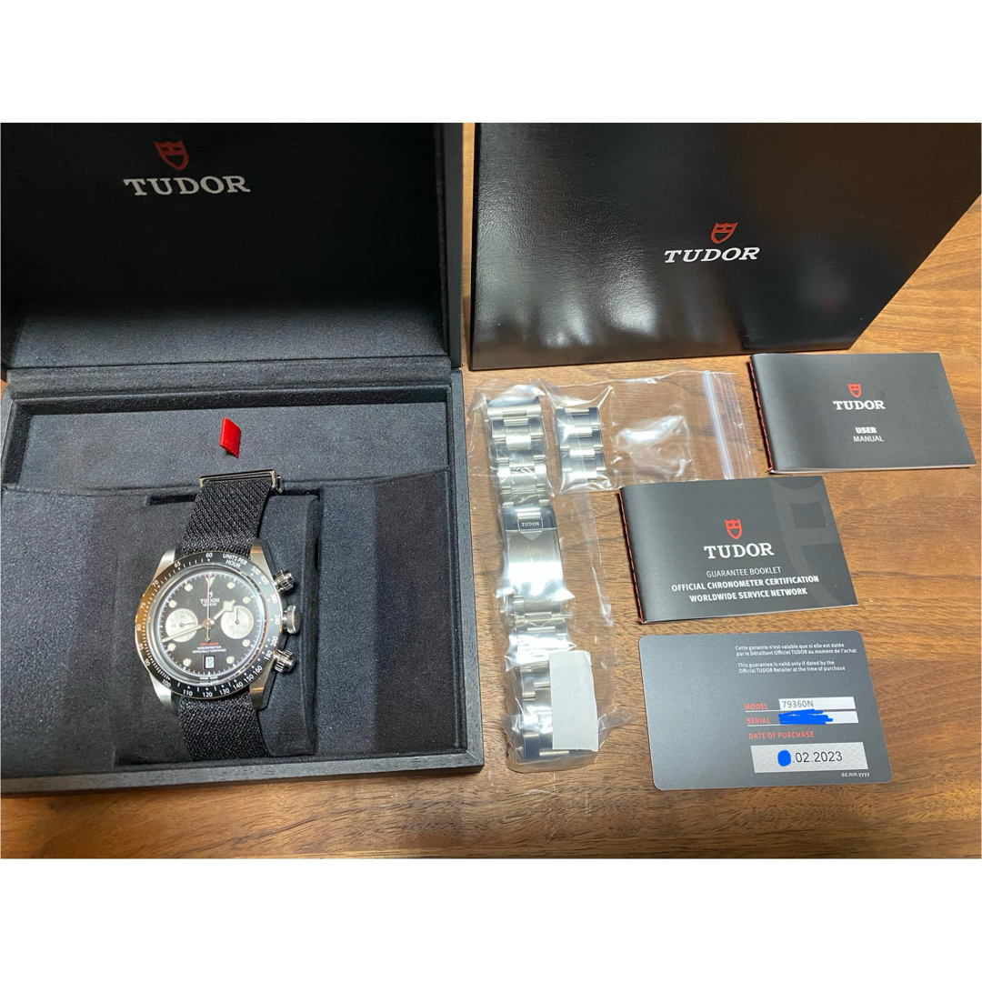 Tudor(チュードル)のTUDOR ブラックベイクロノ　79360N メンズの時計(腕時計(アナログ))の商品写真