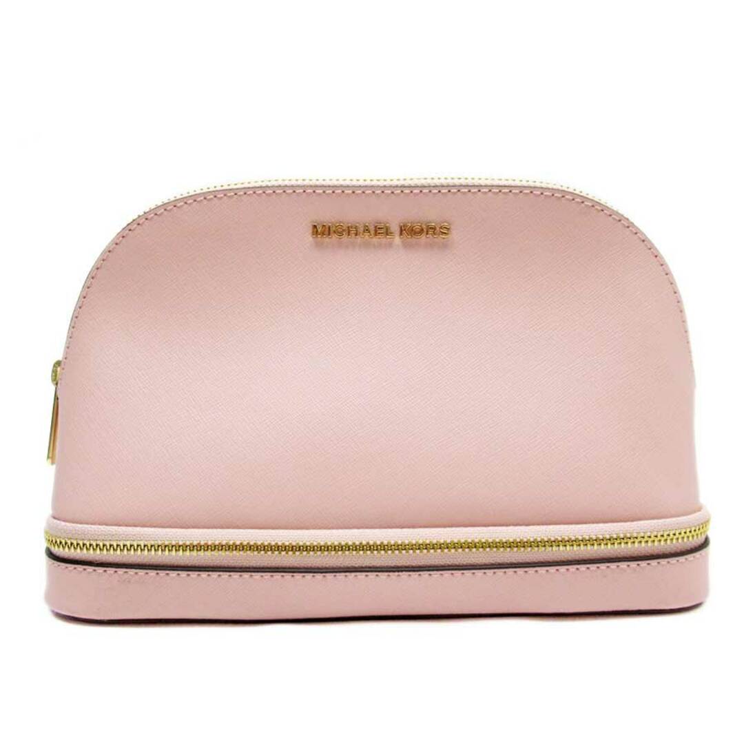 Michael Kors(マイケルコース)のマイケルコース Michael Kors ポーチ マルチケース レザー ピンク レディース 送料無料【中古】 g2201a レディースのファッション小物(ポーチ)の商品写真