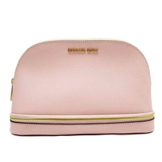 Michael Kors - マイケルコース Michael Kors ポーチ マルチケース レザー ピンク レディース 送料無料【中古】 g2201a