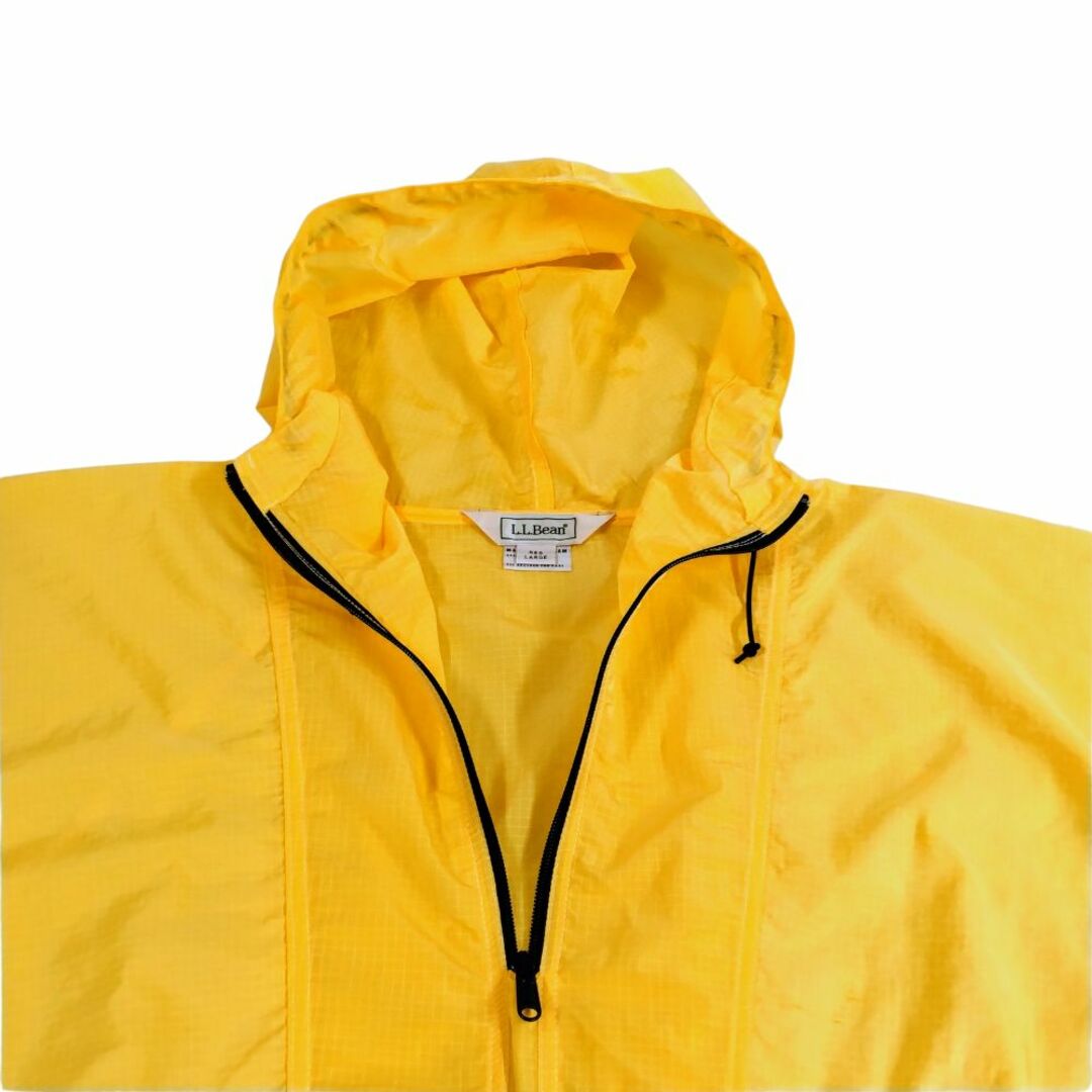 L.L.Bean(エルエルビーン)のL.L.BEAN エルエルビーン 品番 4175-5063 Lightweight Nylon Anorack ナイロン アノラック 薄手 イエロー サイズM 正規品 / B5159 メンズのジャケット/アウター(ナイロンジャケット)の商品写真