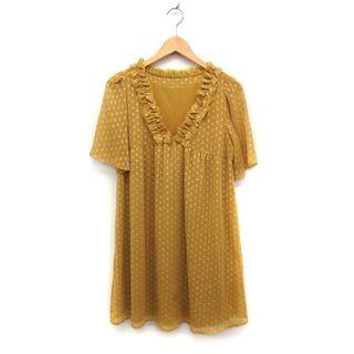 ロペピクニック(Rope' Picnic)のロペピクニック ROPE Picnic シフォン ドット柄 ワンピース ひざ丈(ひざ丈ワンピース)