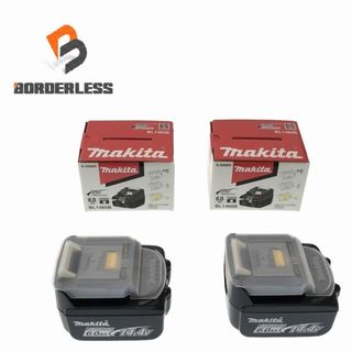 マキタ(Makita)の☆未使用品2個セット☆ makita マキタ 14.4V 6.0Ah 純正リチウムイオンバッテリー BL1460B 残量表示付 蓄電池 87118(工具)