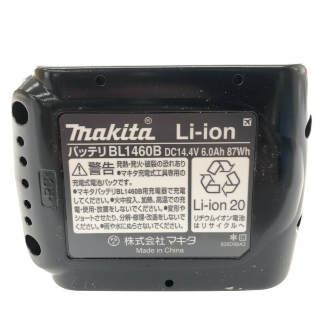 Makita(マキタ)の☆未使用品3個セット☆ makita マキタ 14V 6.0Ah 純正リチウムイオンバッテリー BL1460B 残量表示付 蓄電池 雪マーク 88372 自動車/バイクのバイク(工具)の商品写真