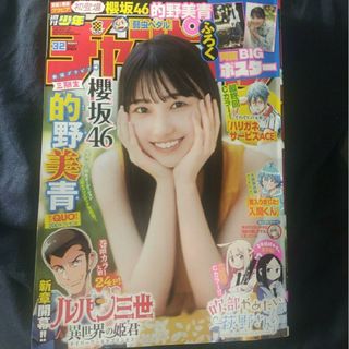 櫻坂46 - 櫻坂46  的野美青 ポスター付き  週刊少年チャンピオン  32号  応募券無